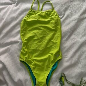 Speedo Lime Green Swimsuit